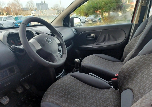 Nissan Note cena 16900 przebieg: 188000, rok produkcji 2009 z Margonin małe 92